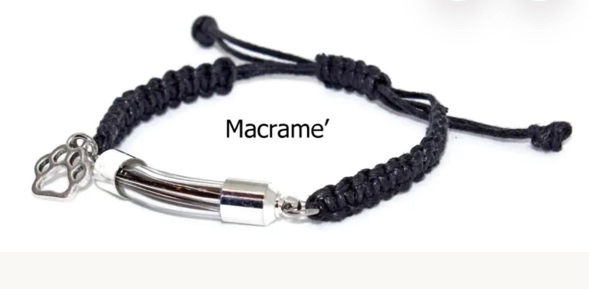 Macrame Bracelet handcrafted with Destin sand.