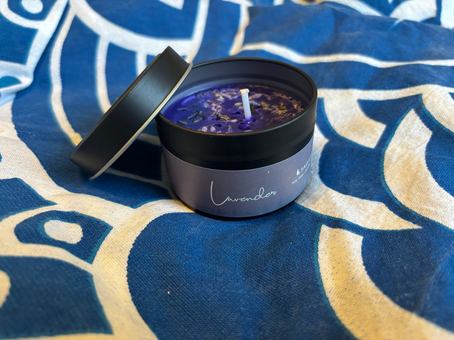 Lavender Essential Oil Candle